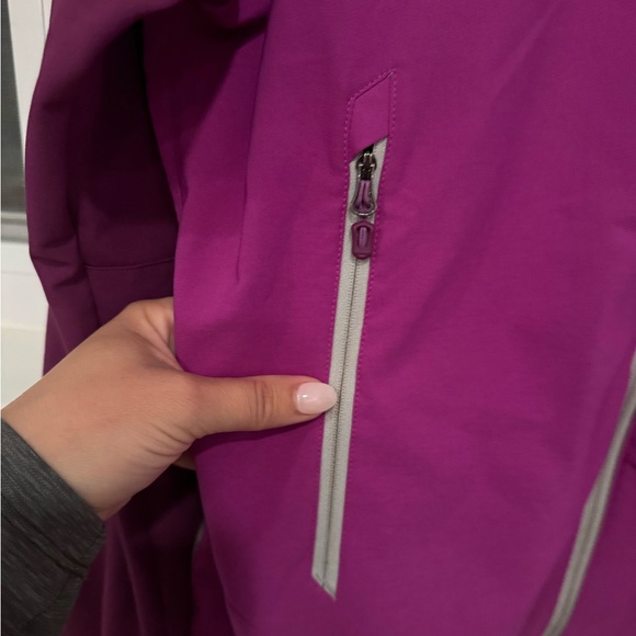 Women’s purple MARMOT jacket with hood - Picture 12 of 13